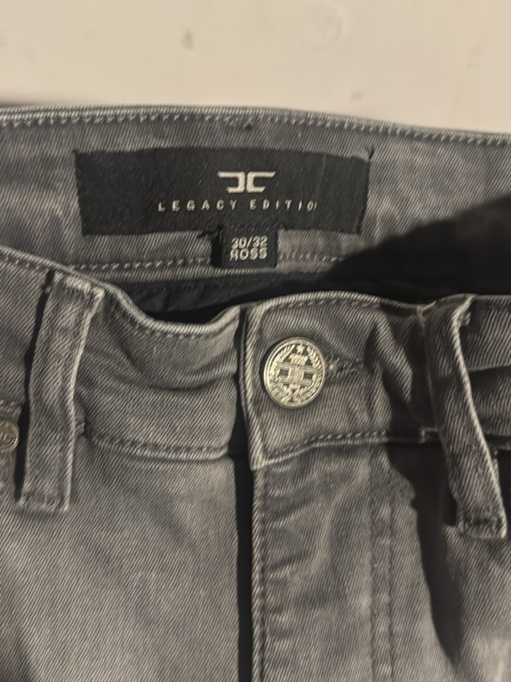 Men's Skinny Jeans — Charcoal Gray